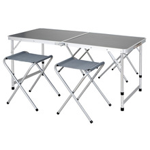 Campingsett m/ bord og 4 stoler - Sunlife